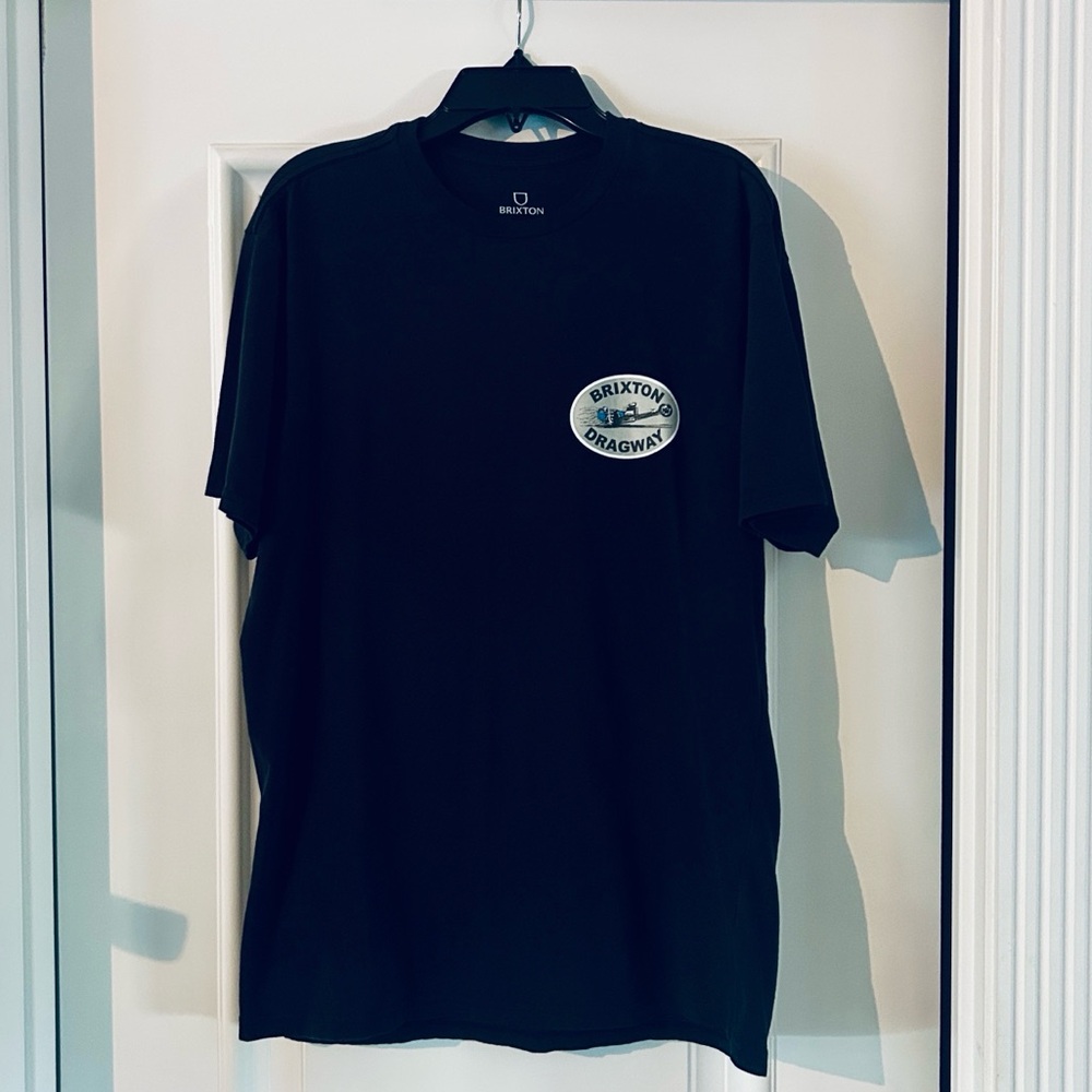 Brixton men’s black dragway t-shirt size medium